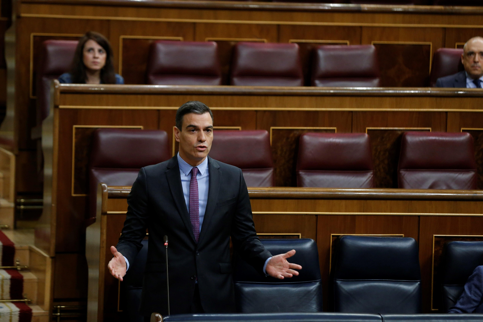 El presidente del Gobierno, Pedro Sánchez
