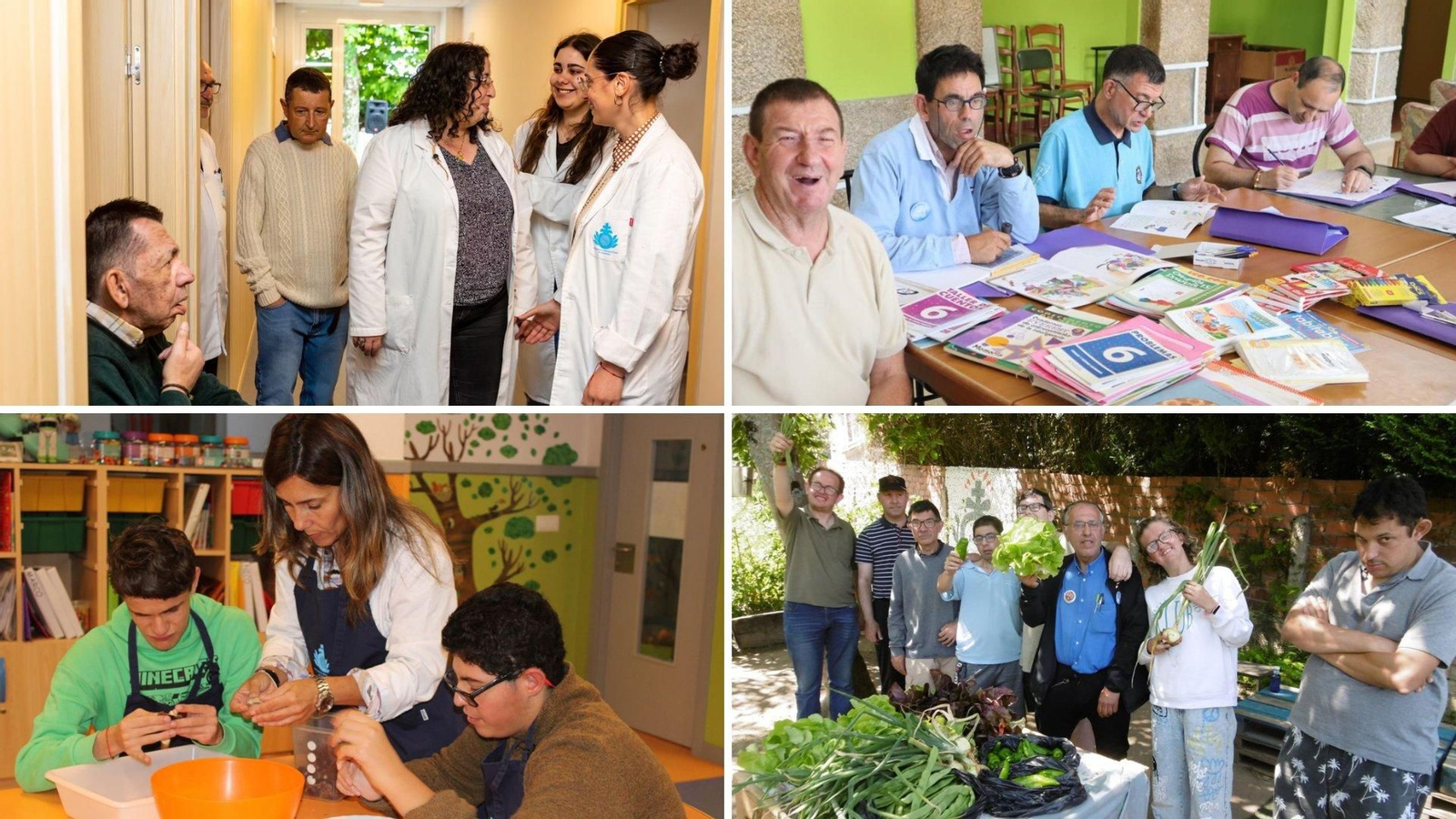 Nuevo módulo residencial; formación de adultos en la Residencia; taller de cocina en EBO y huerto del Área Ocupacional.