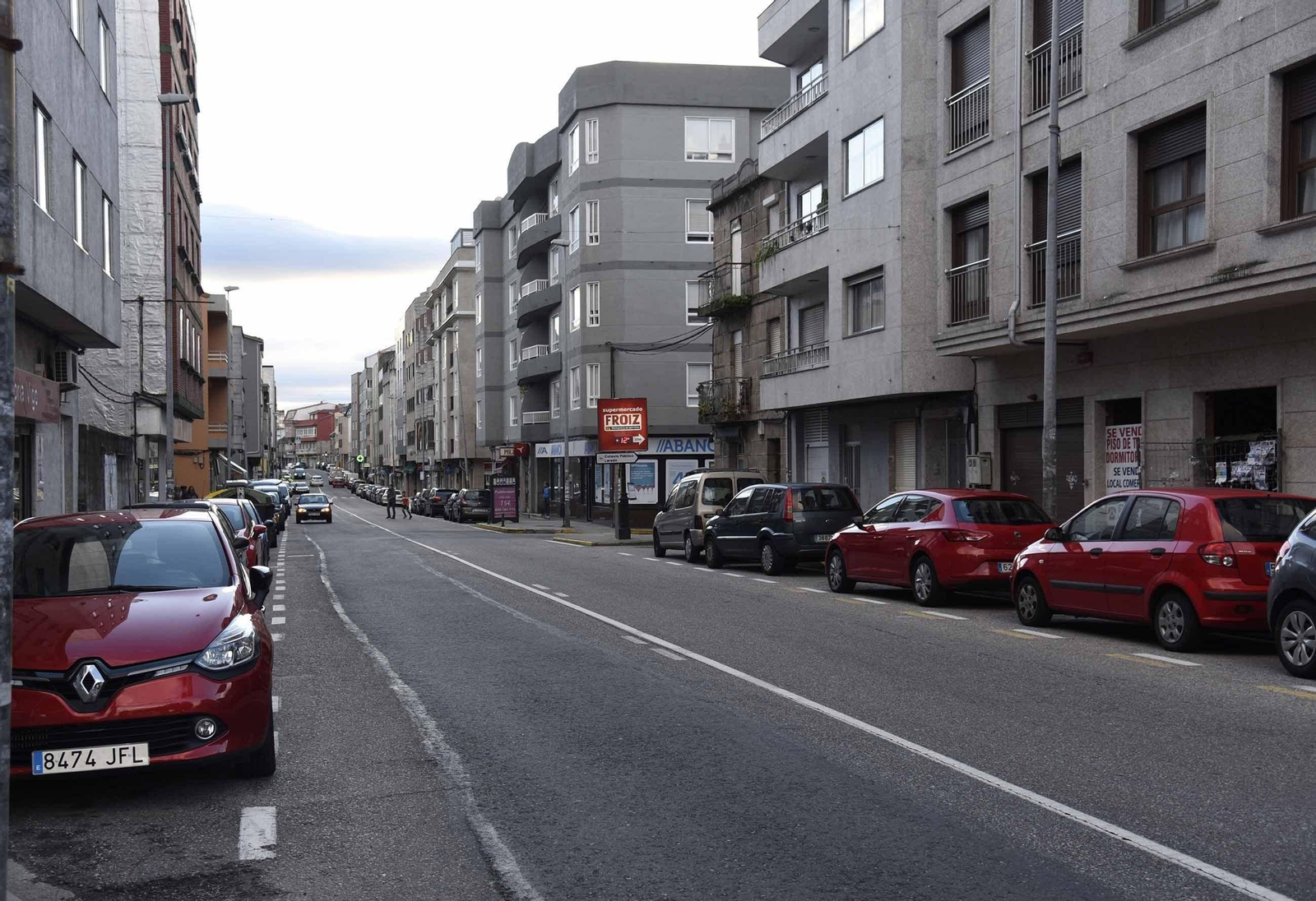 Imagen de archivo de la Avenida de Vigo, en Chapela.