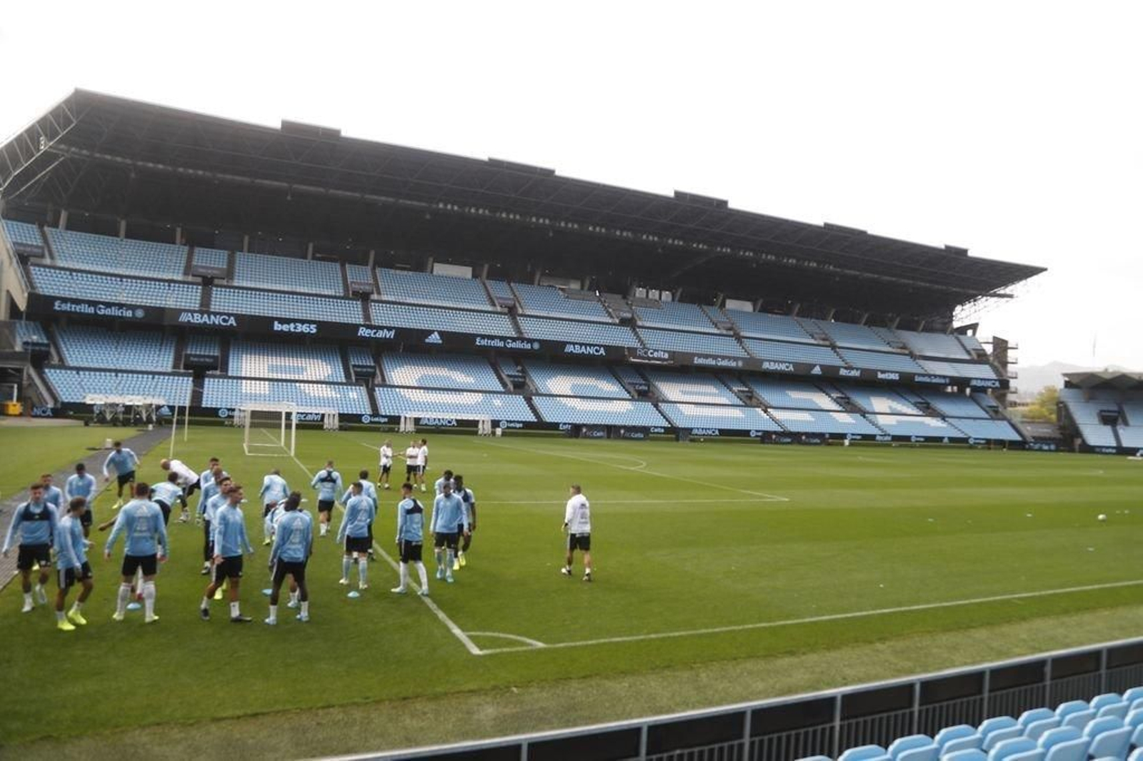 Balaídos sin aficionados.