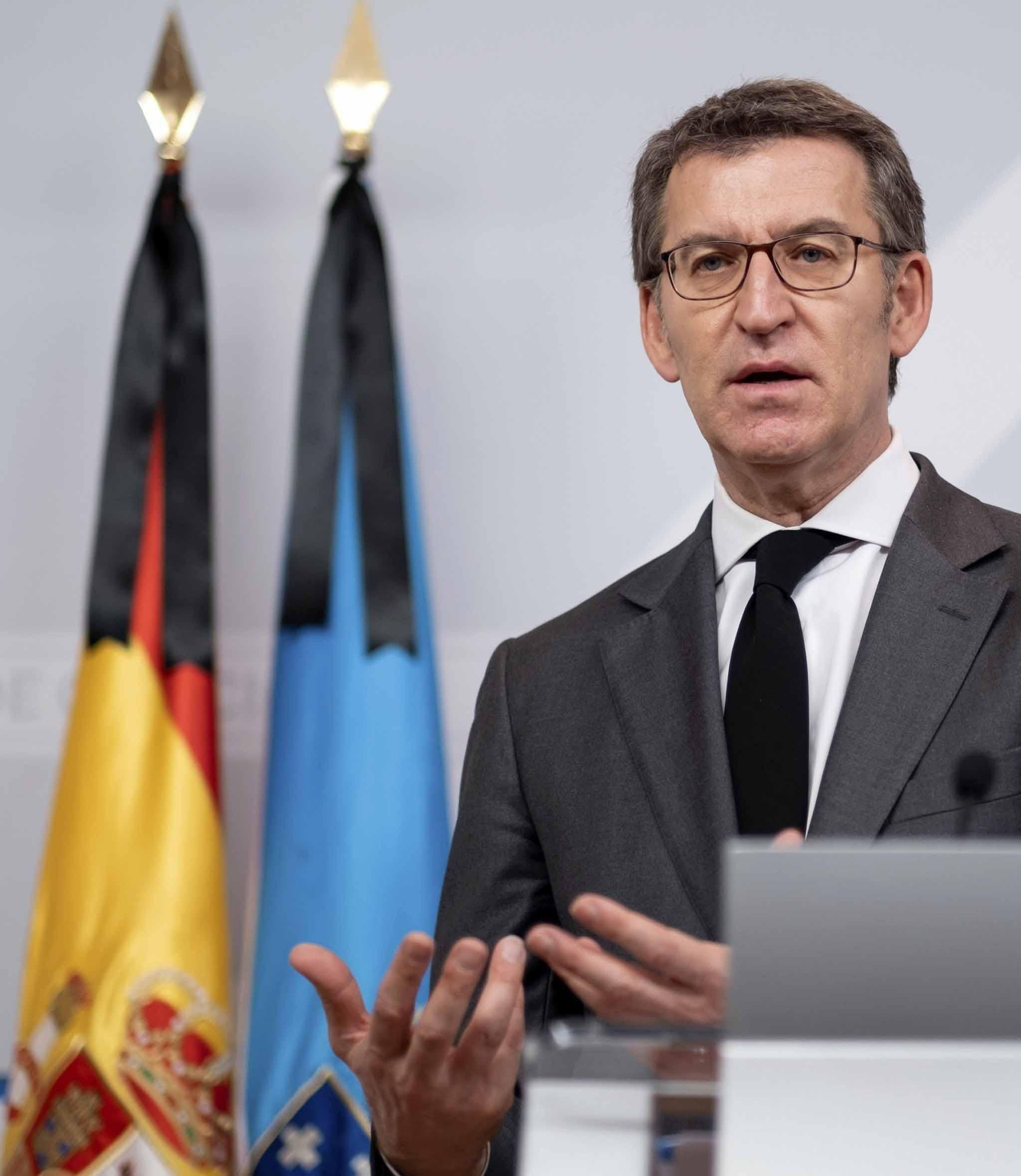 El presidente de la Xunta, Alberto Núñez Feijóo. EFE/XUNTA/David Cabezón