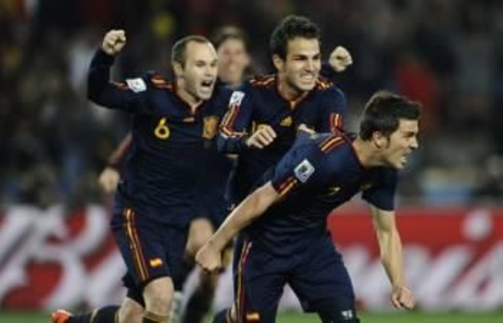 Jugadores de la selección celebrando el pase a semifinales