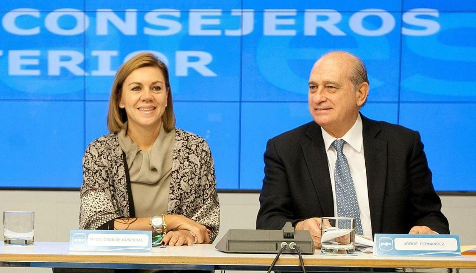 Los dos exministros del PP, Cospedal y Fernández Díaz.