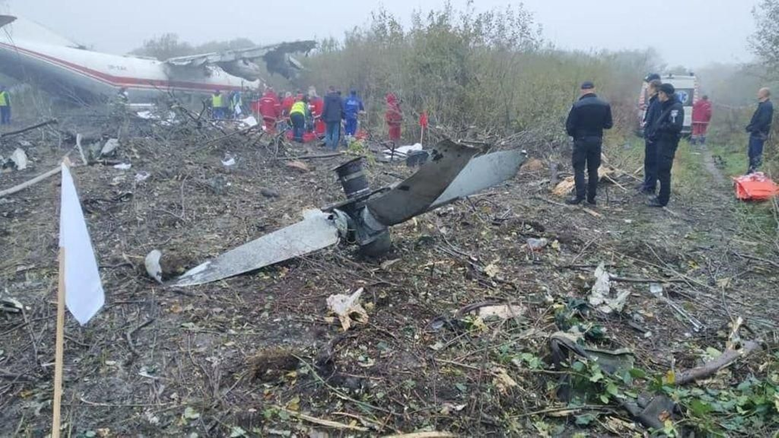 El avión se estrelló el viernes pasado a 1,5 kilómetros del aeropuerto de Lviv., en Ucrania.