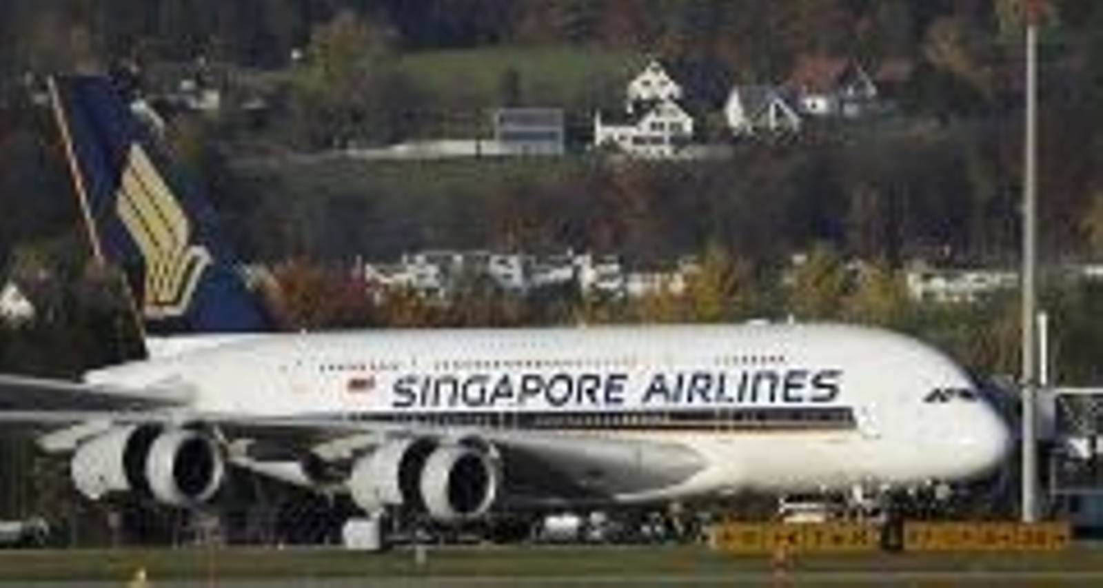 Un avión de la compañía Singapur Airlines.