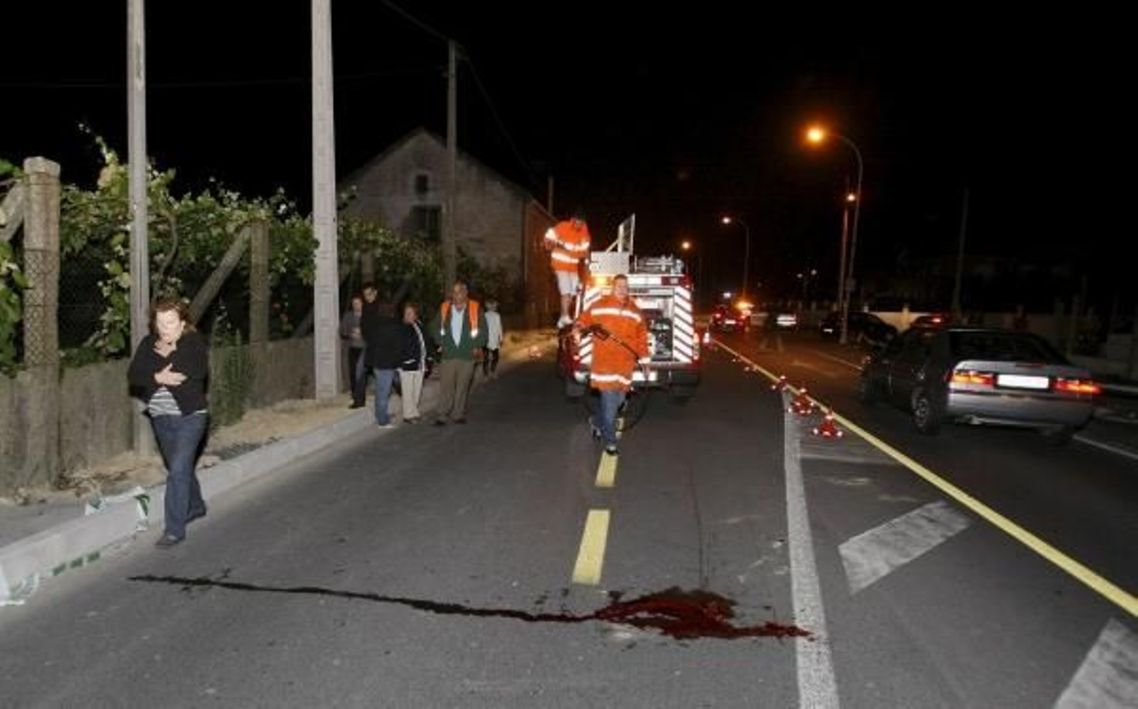 Lugar donde ocurrieron los hechos en la nacional PO-584. (Foto: Cabalar)