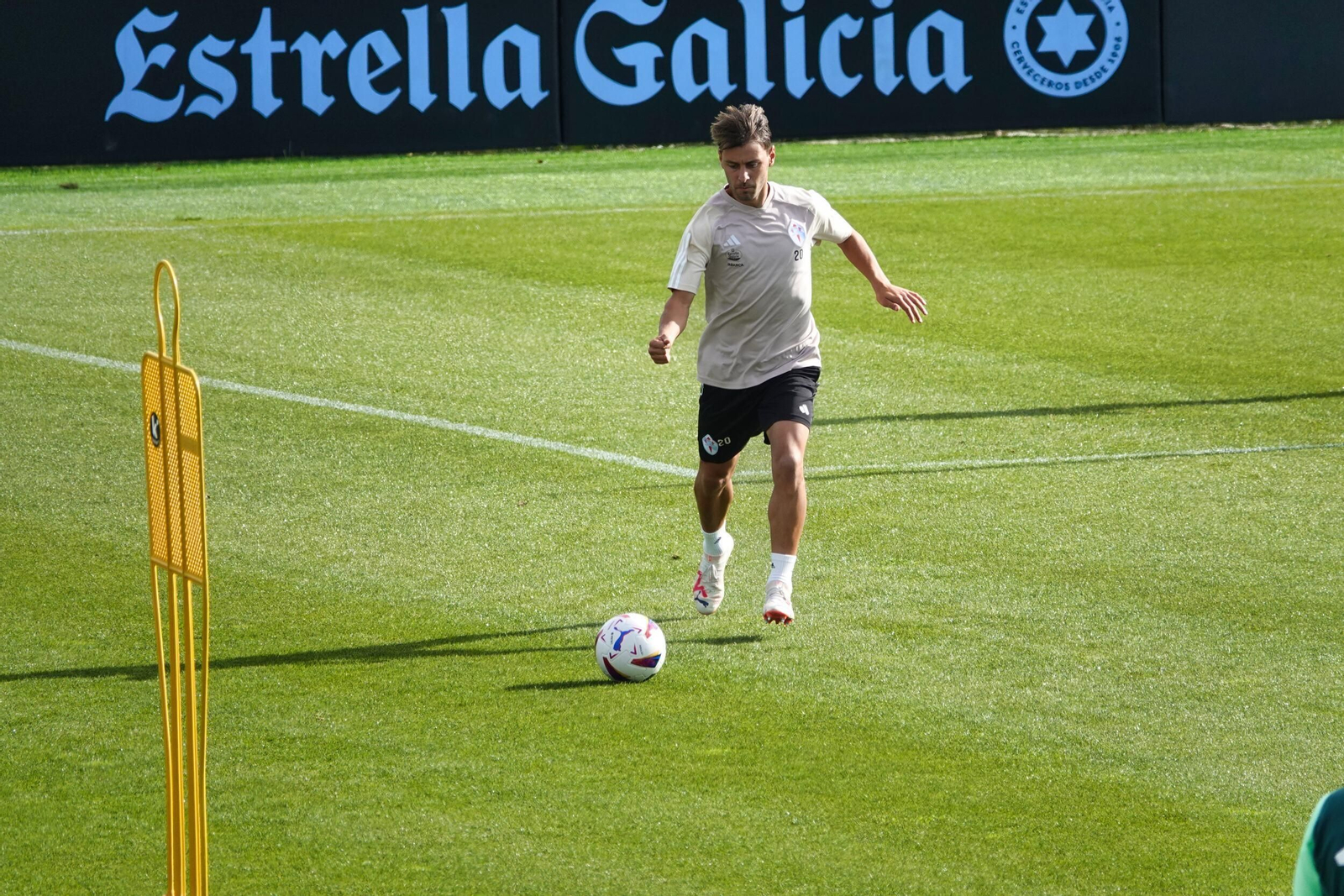 Entrenamiento del Celta en Mos.
