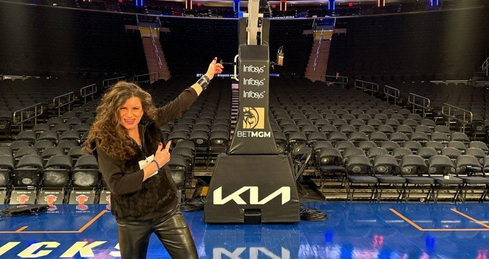 Rebeca Rods en la NBA.