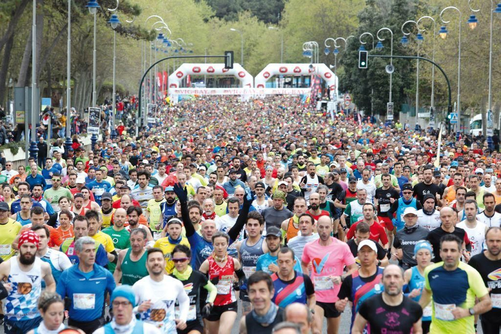 La edición 2019 de la Vig Bay estuvo dividida en la media maratón y una maratón, de carácter extraordinario.