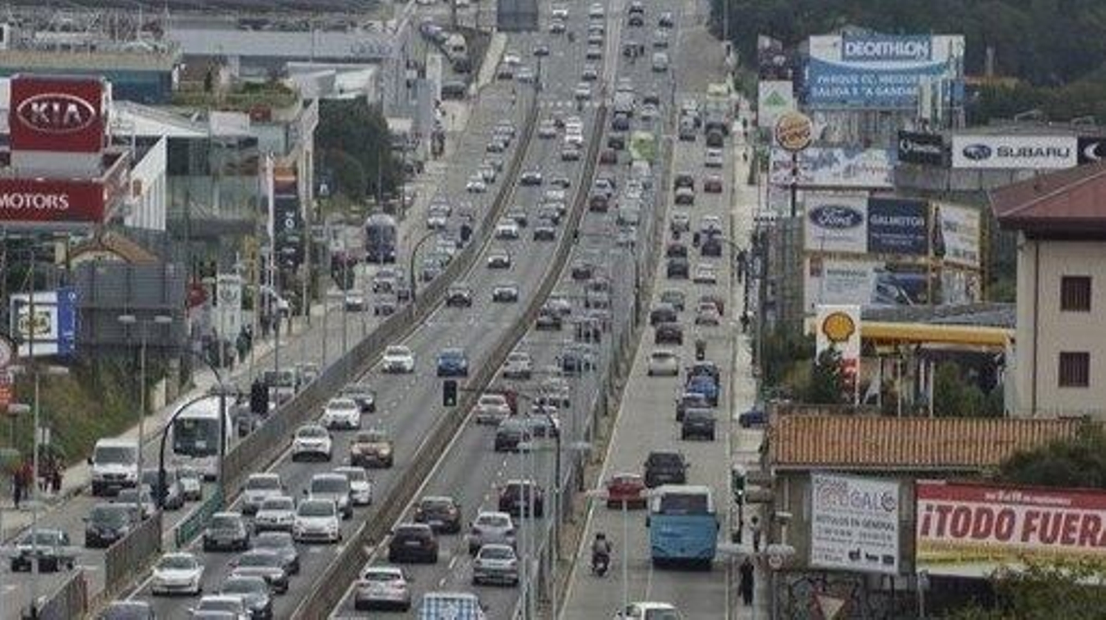 Por la avenida de Madrid circulan casi 38.000 vehículos al día.