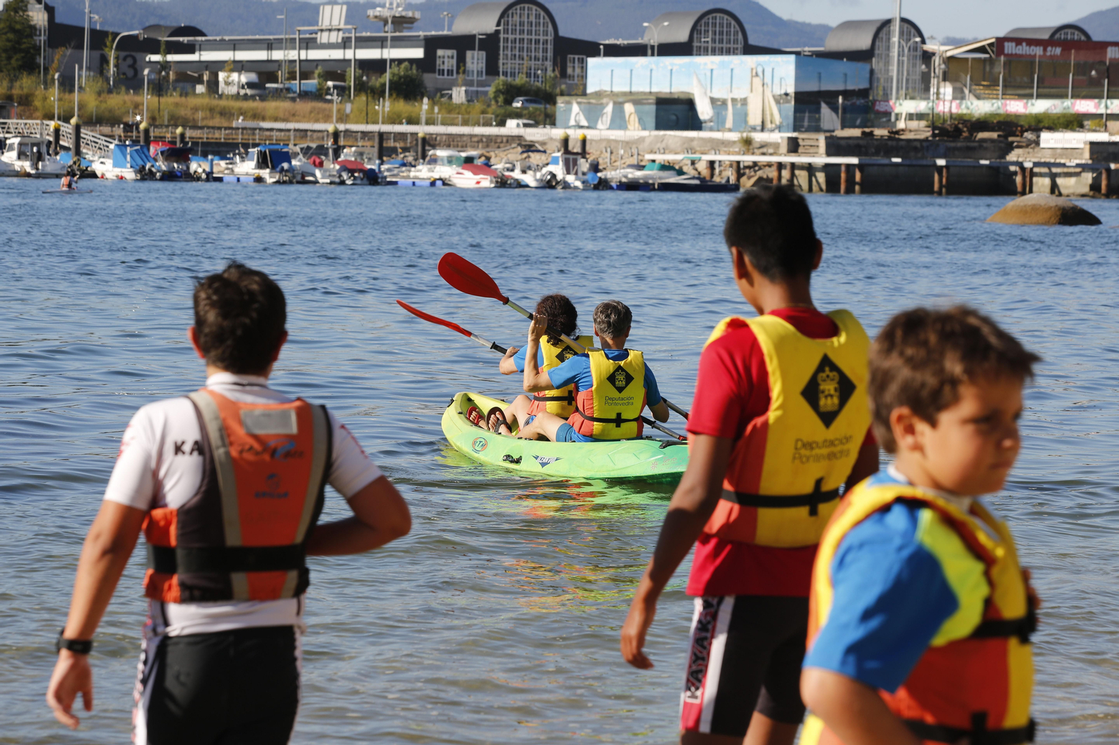 La jornada de entrenamiento especial de la mano de +Deporte Atlántico y el club de piragüismo Kayak Vigo