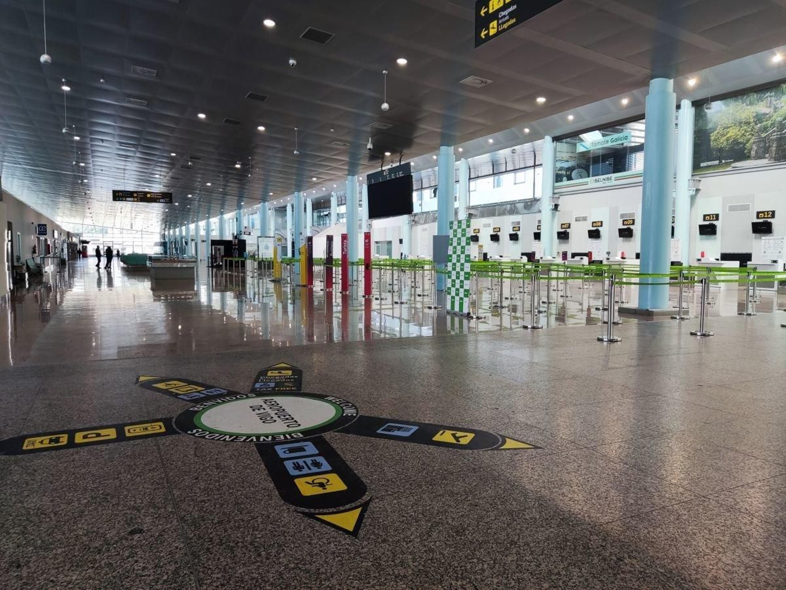 La terminal viguesa estará inoperativa, por lo menos, durante unas tres semanas.