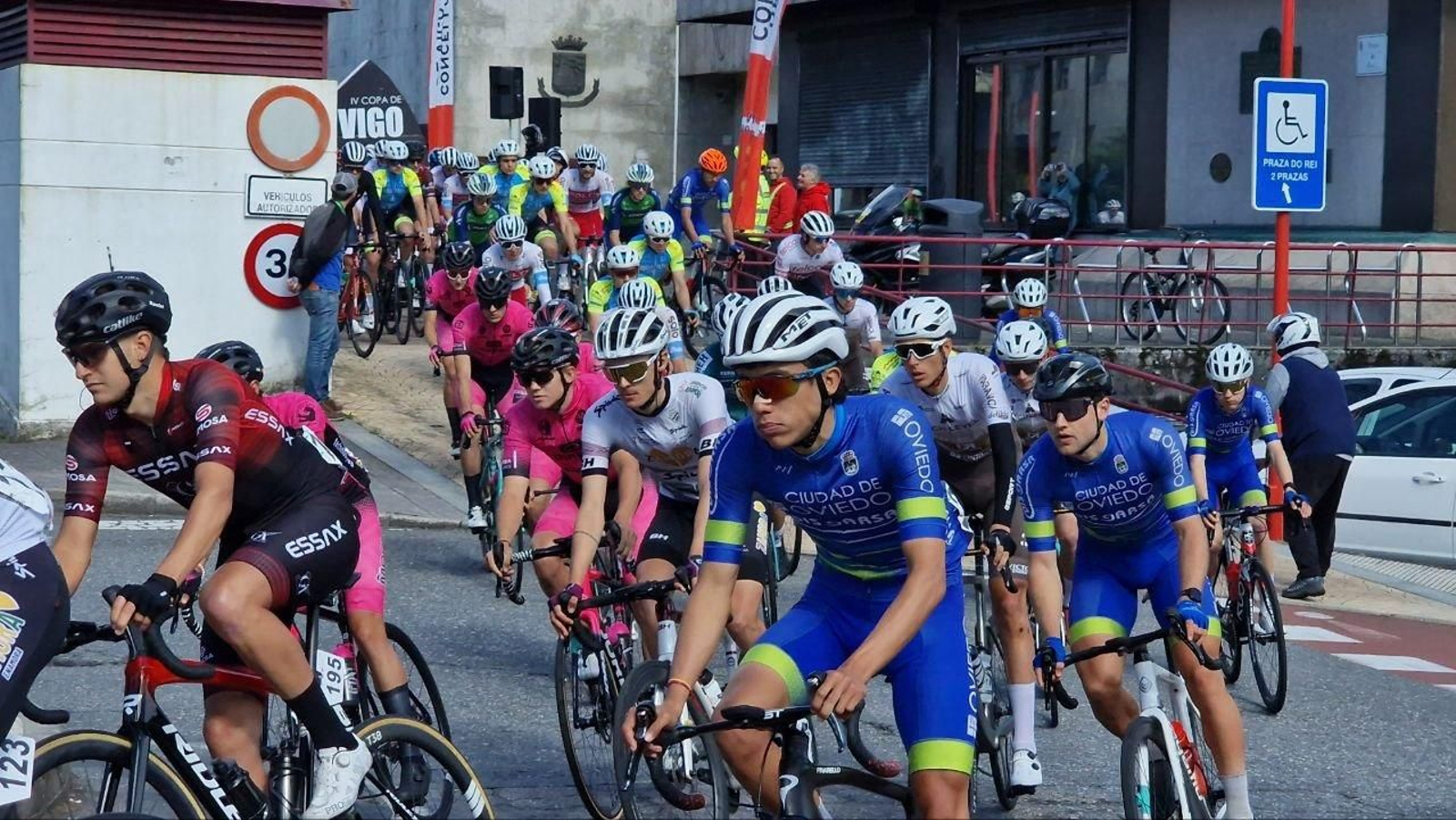 Copa de España de Ciclismo en Vigo.