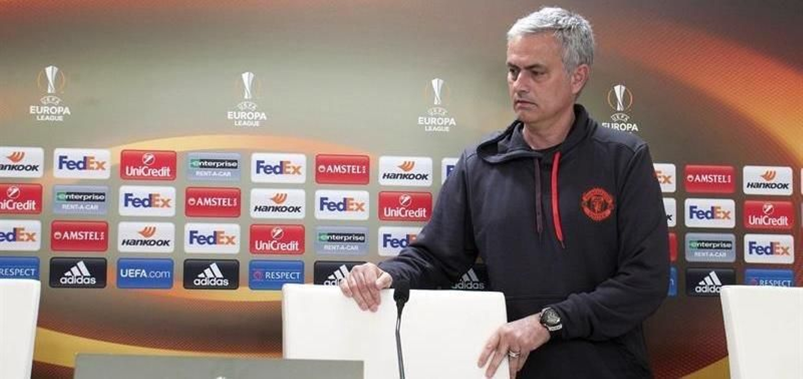 El entrenador del Manchester United, el portugués José Mourinho