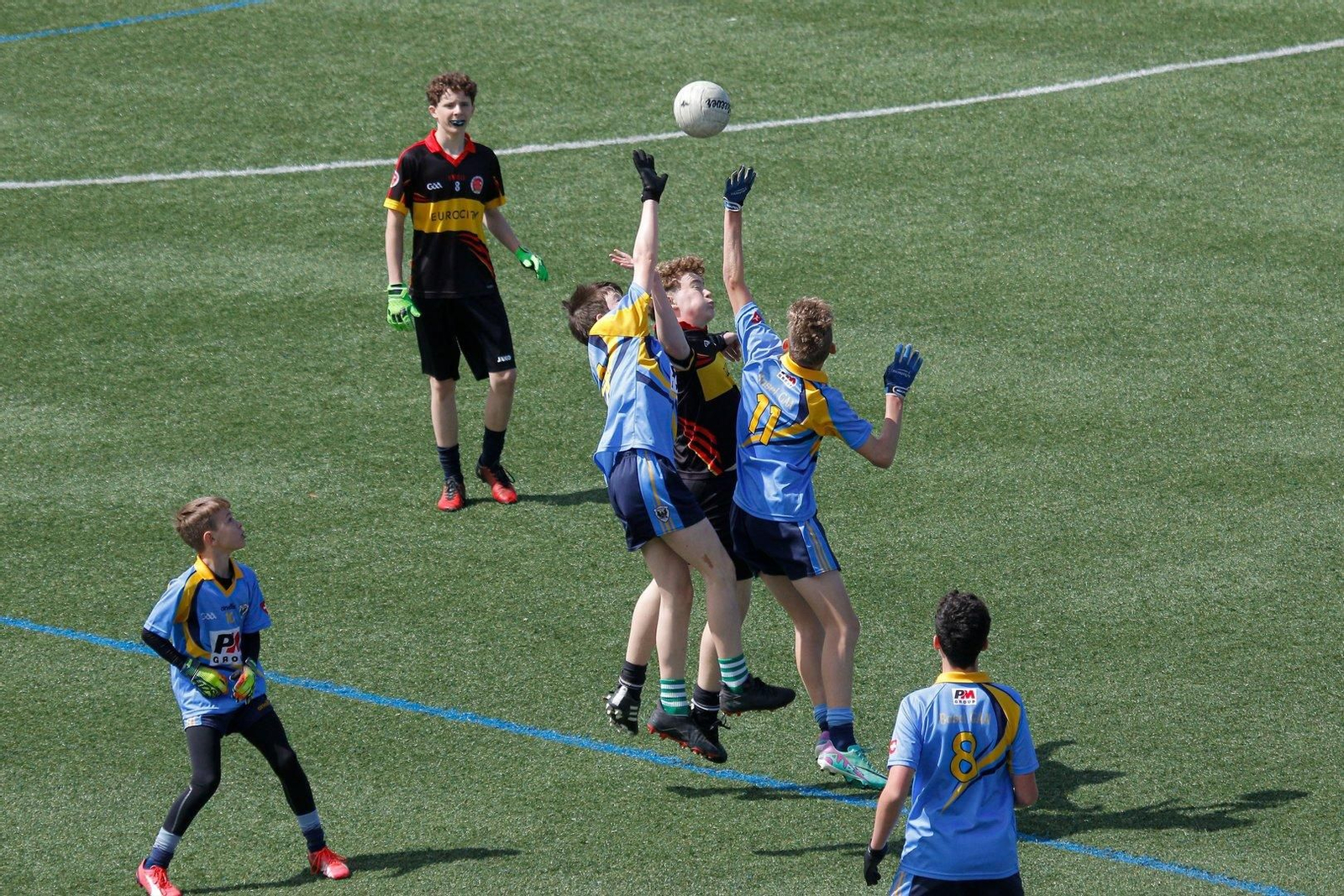 Torneo europeo de fútbol gaélico en Montecastelo.