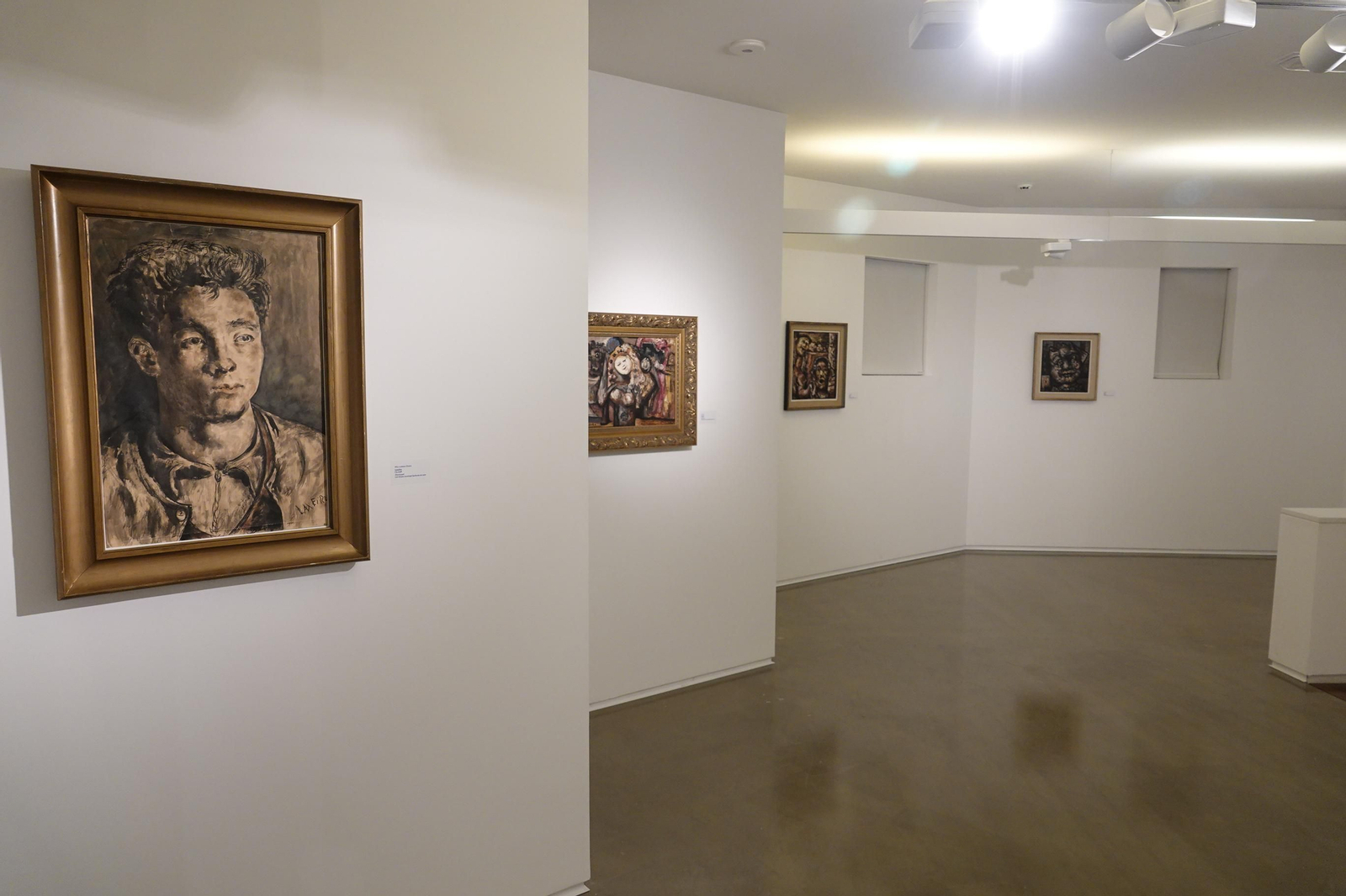 Presentación en la Pinacoteca de "Nos vieiros da arte galega", sobre a colección municipal de Francisco Fernández del Riego.