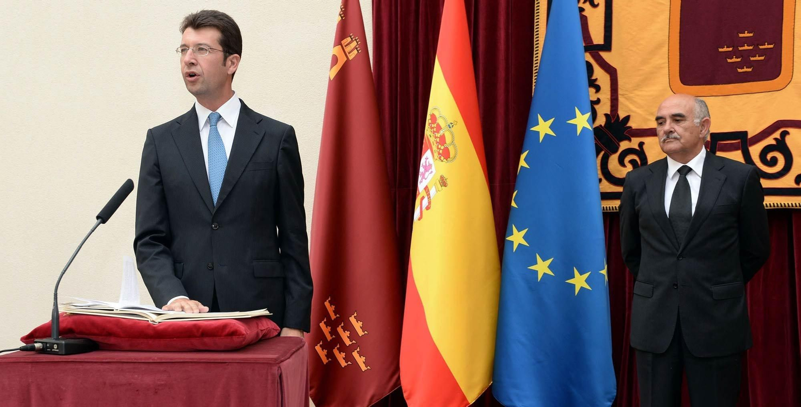 El consejero de Turismo y Empresa de Murcia.