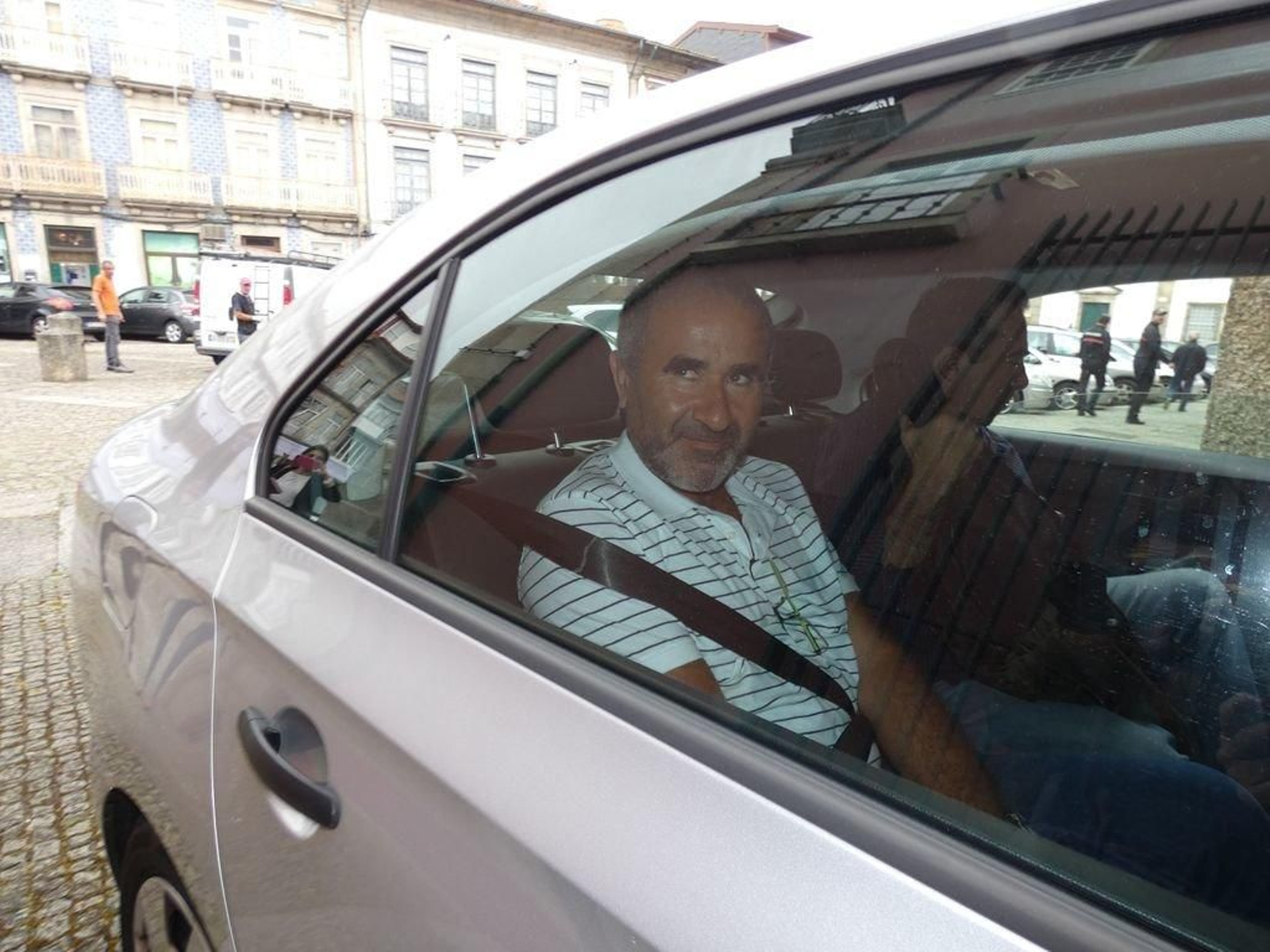 José Manuel Costsa, en el traslado en Portugal, tras su arresto el pasado mes de junio.