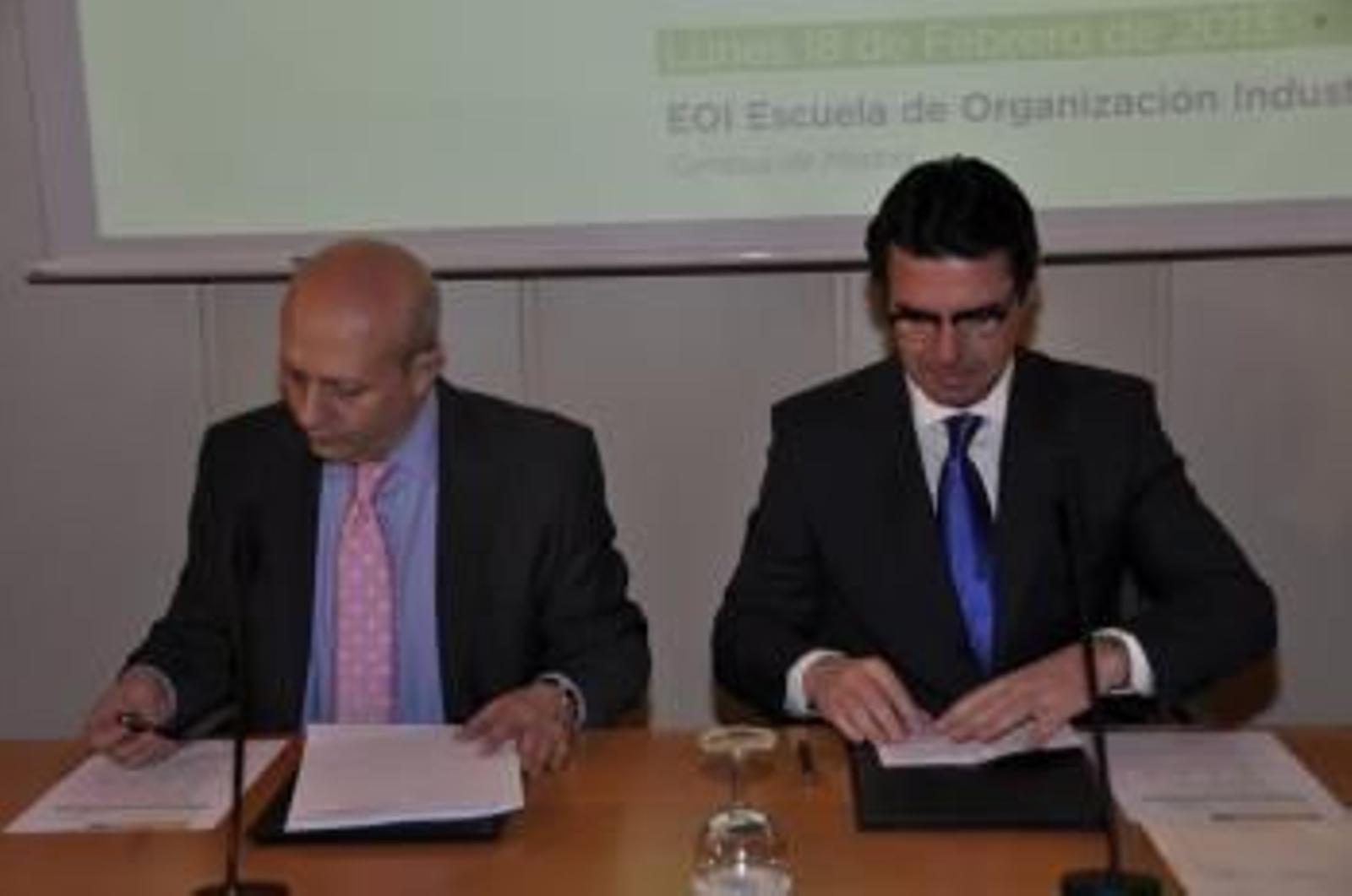 Los ministros de Educación e Industria, José Ignacio Wert y José Manuel Soria