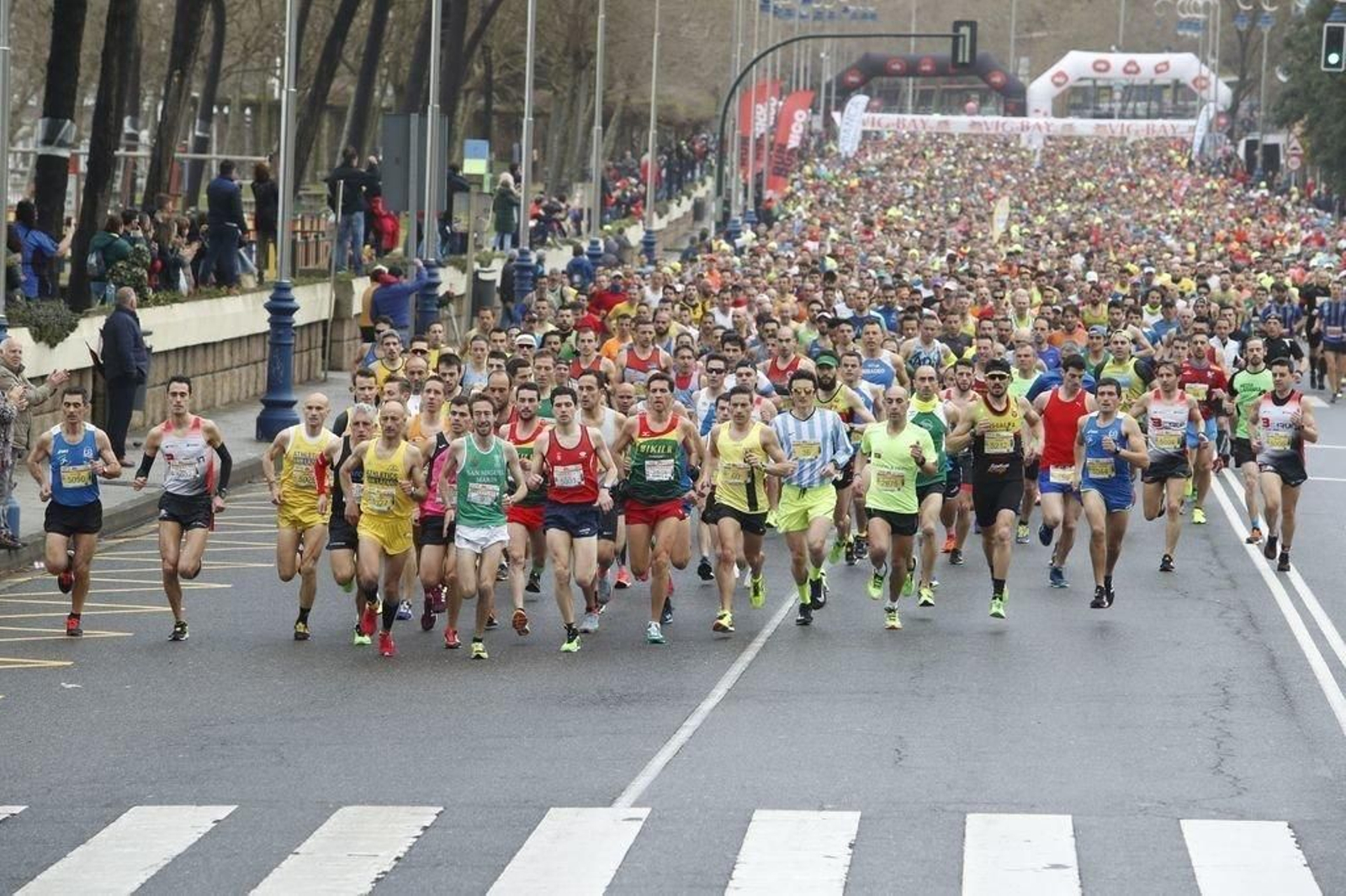 La pasada edición de la Vig-Bay reunió a 5.500 participantes.