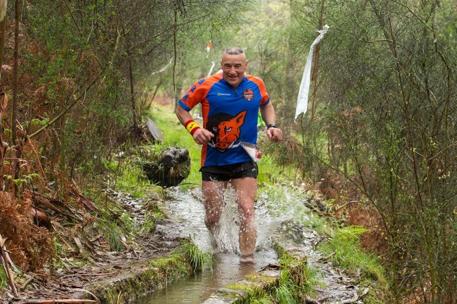 Cerca de ochocientos deportistas tomaron parte en la tercera edición del Trail Muíños do Folón.
