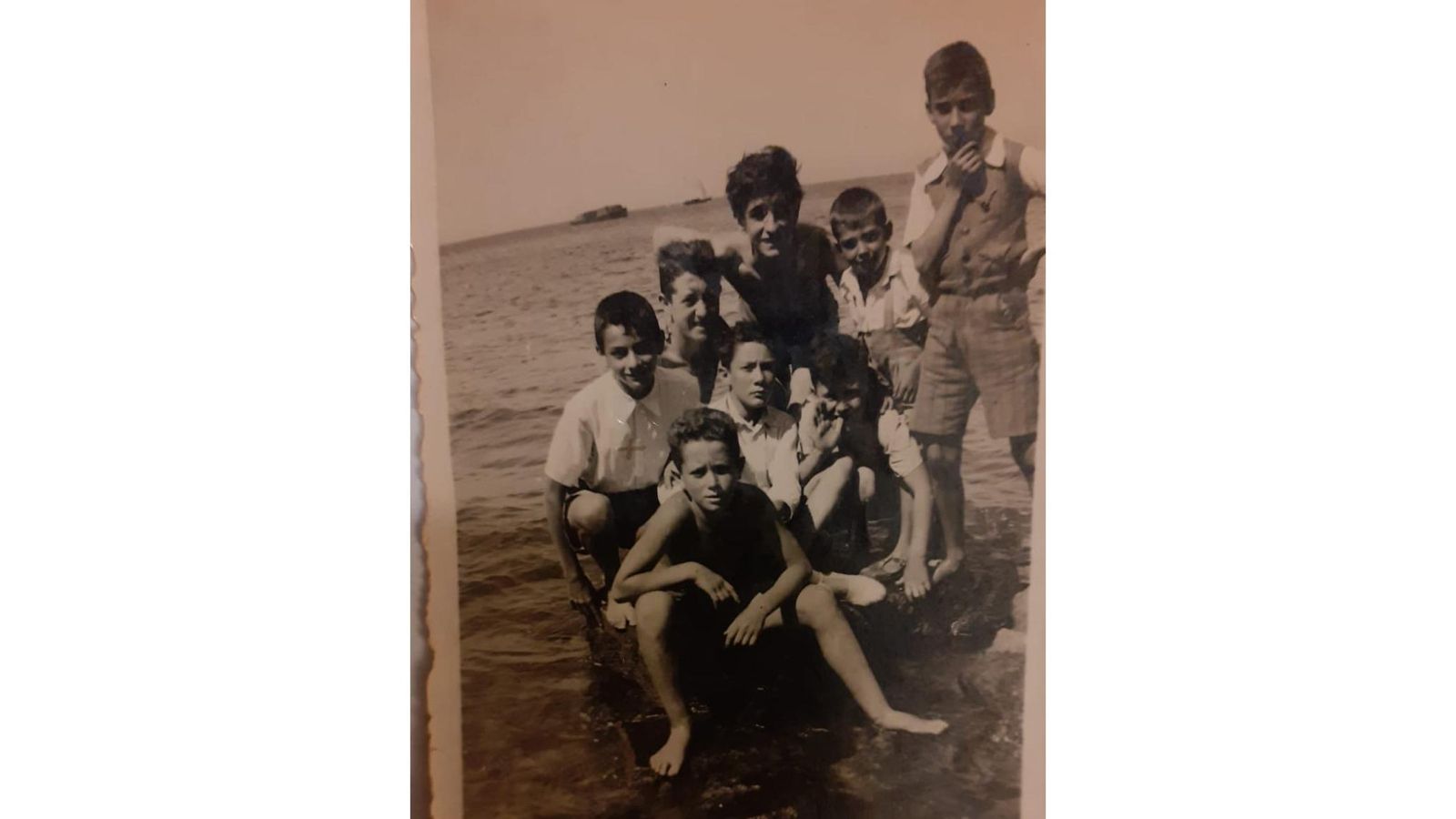 Wenceslao Sánchez de la Vega en Vilagarcía de Arousa, en septiembre de 1942