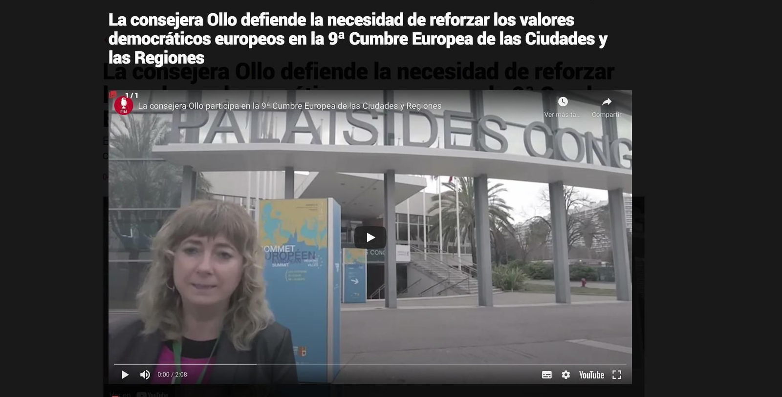 Navarra Ollo Comité de las Regiones