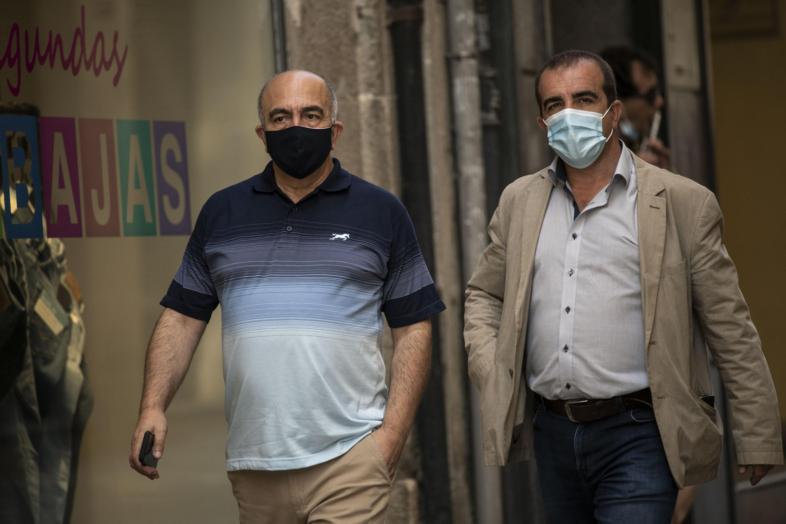 El jefe de gabinete de Jácome, Eloy Mojón, y el city manager, Francisco Cacharro, ayer. (FOTO: Óscar Pinal)