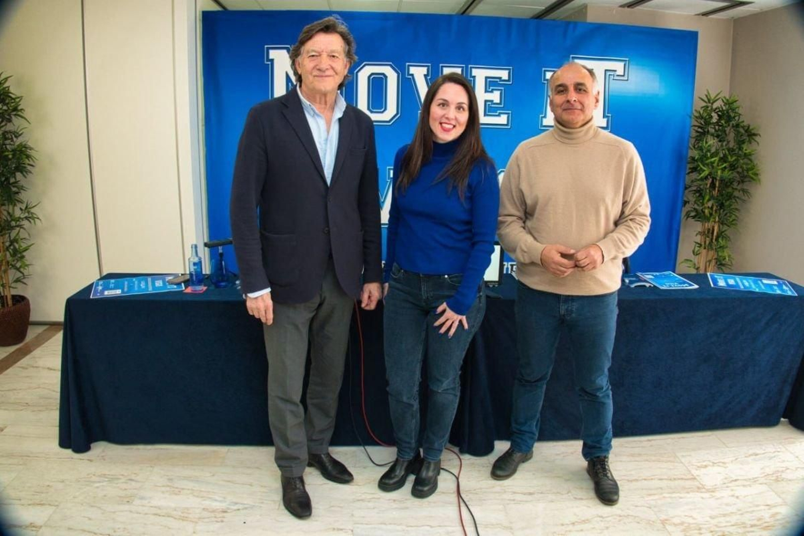 José Ramón Lete, Raquel Rodríguez y Daniel Benavides, ayer en la presentación.