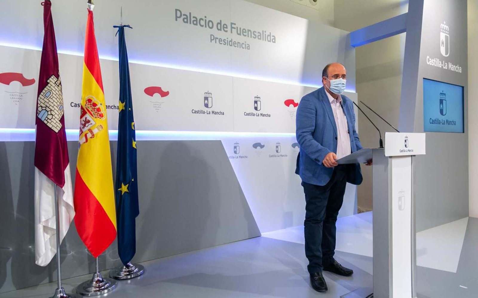 El vice-presidente de Castilla La Mancha José Luis Martínez Guijarro