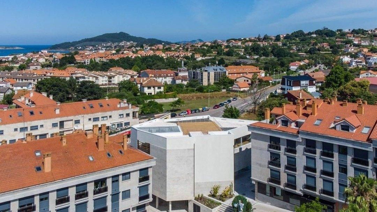 Imagen aérea del proyecto que se realizará en la plaza.