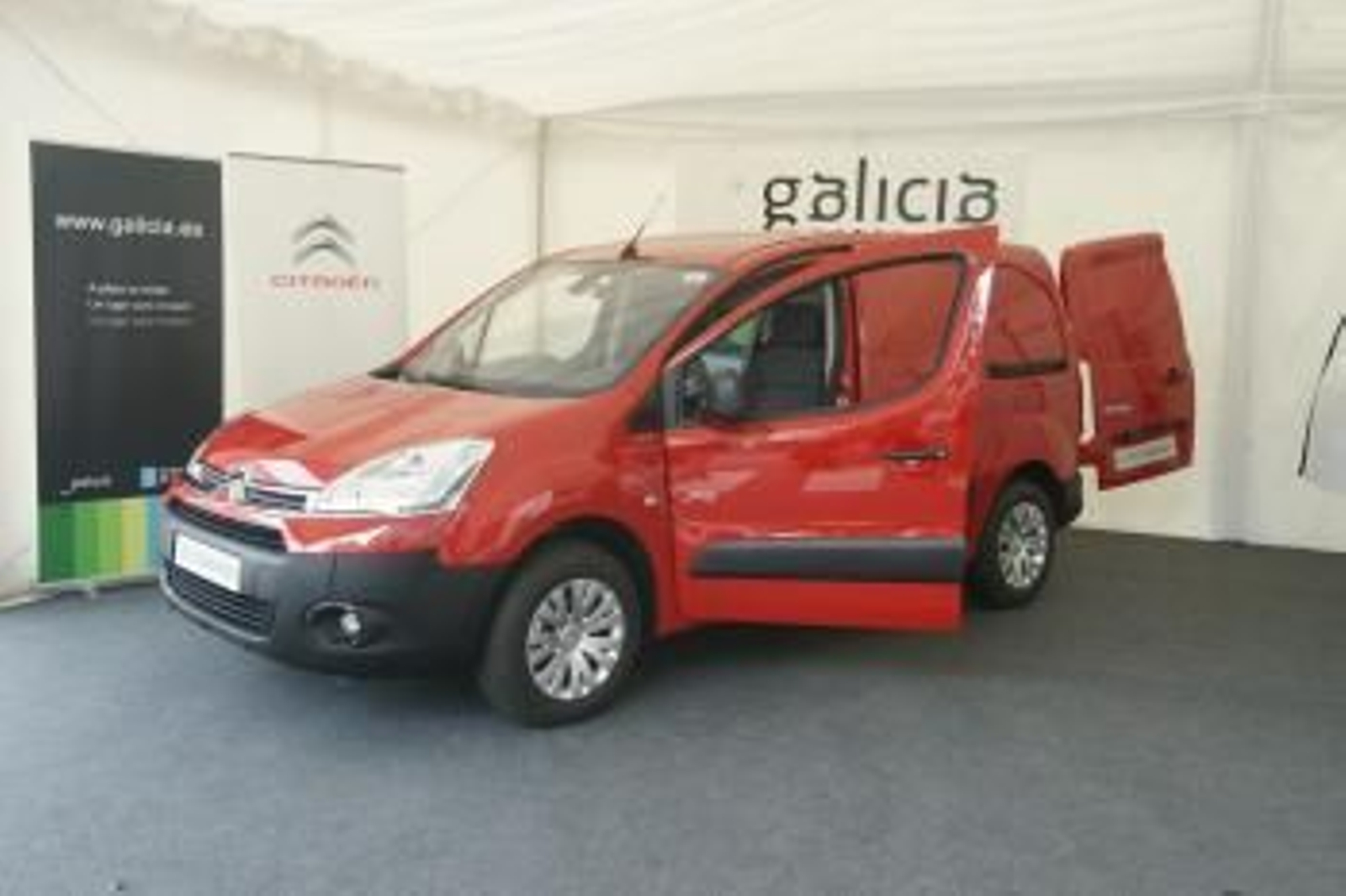 La furgoneta Citroën Berlingo eléctrica, que se fabrica en la planta viguesa de PSA.