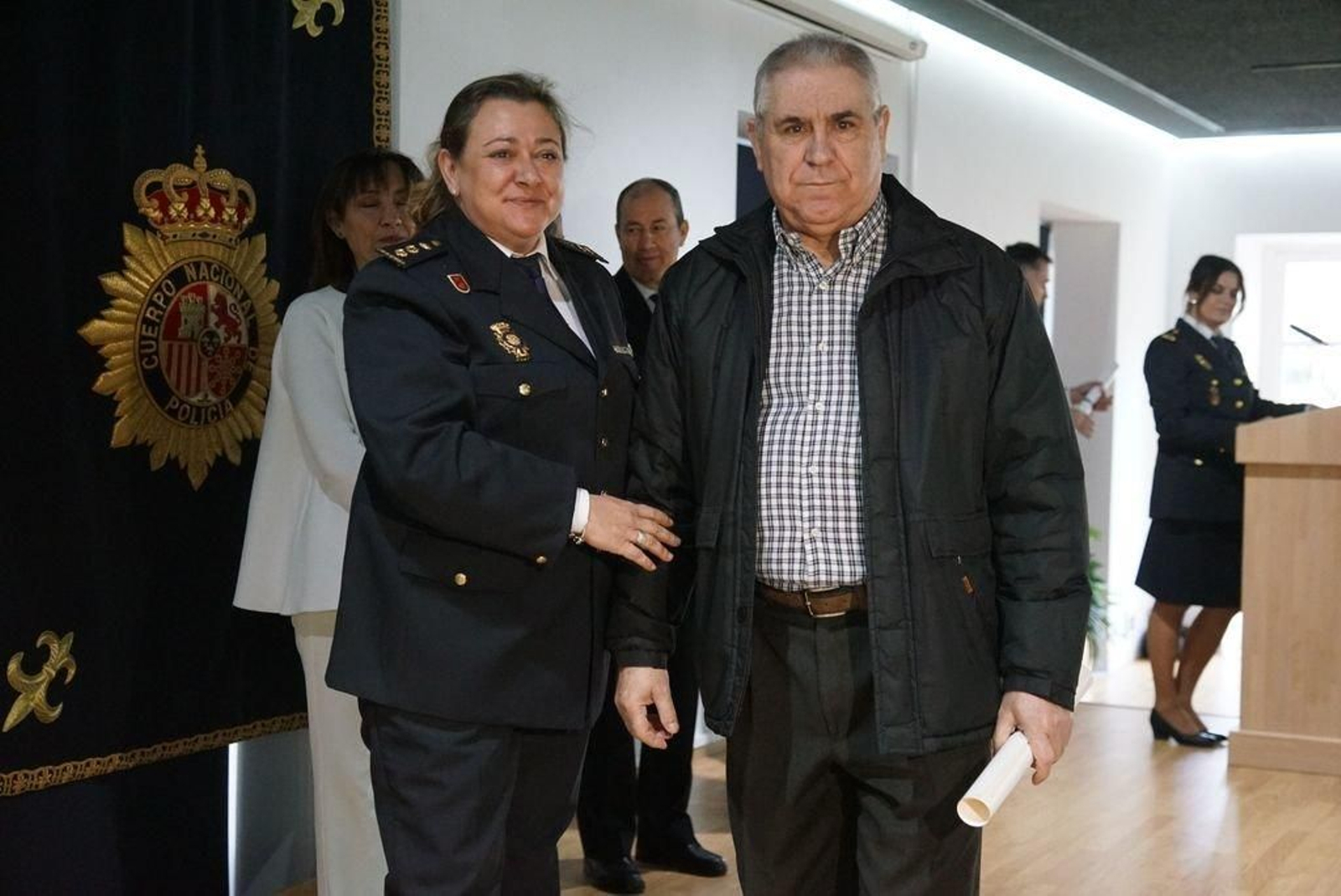 Luis Quintas, en el acto