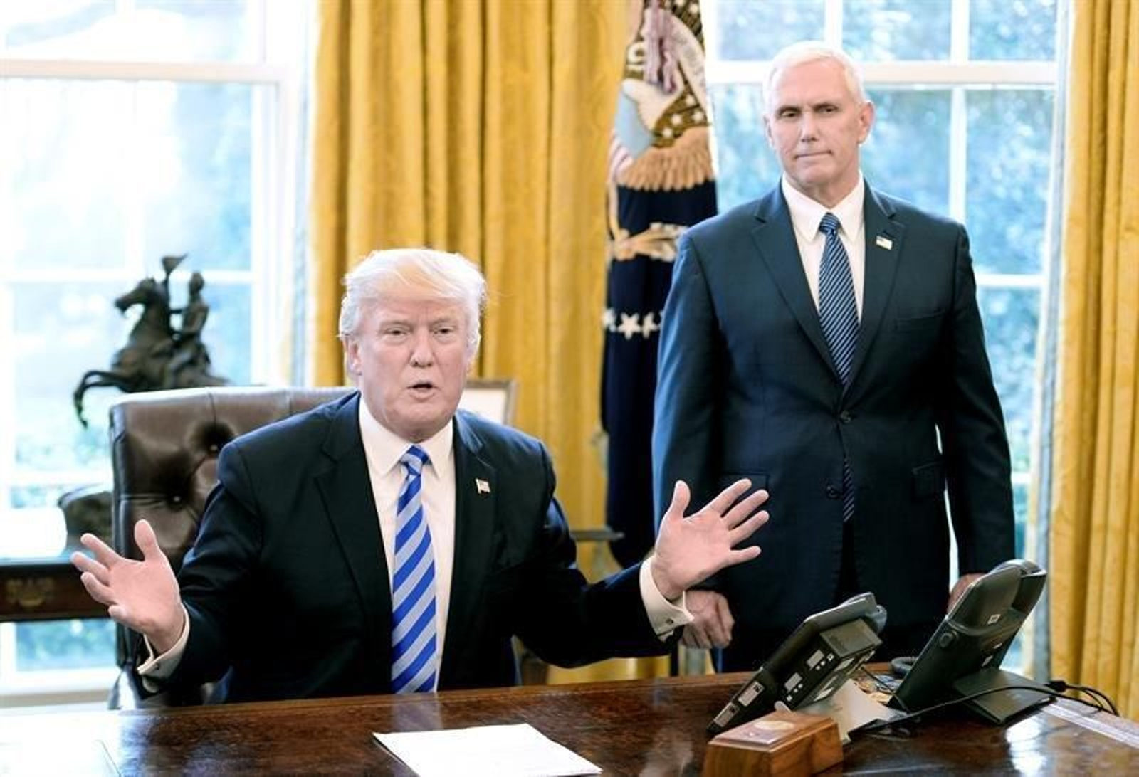 El presidente de EEUU, Donald Trump