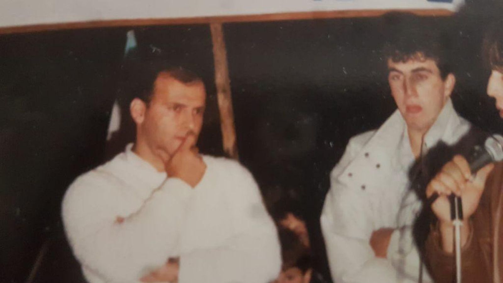 Julio Rodríguez y Alejandro Gómez, en la década de 1980.