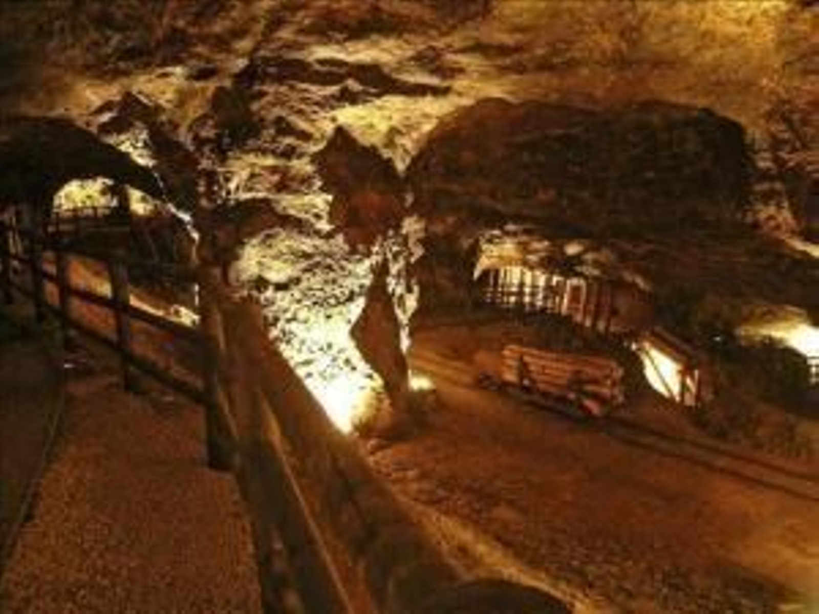 Interior de una mina.
