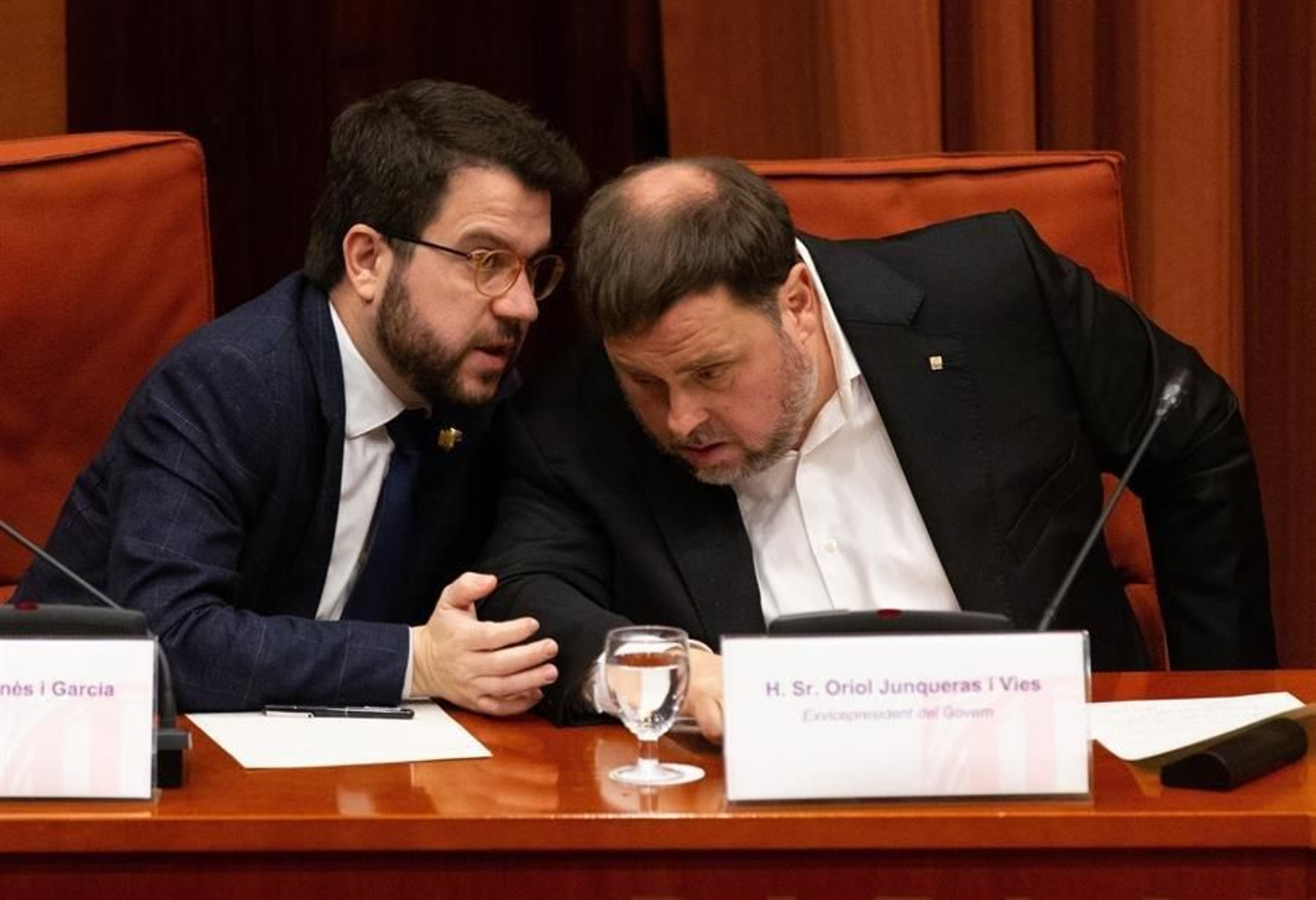 El exvicepresidente de la Generalitat, Oriol Junqueras