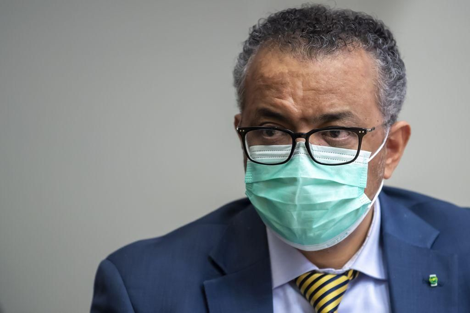El director general de la OMS, Tedros Adhanom Ghebreyesus, en la Cumbre Global de la Salud, en Berlín.