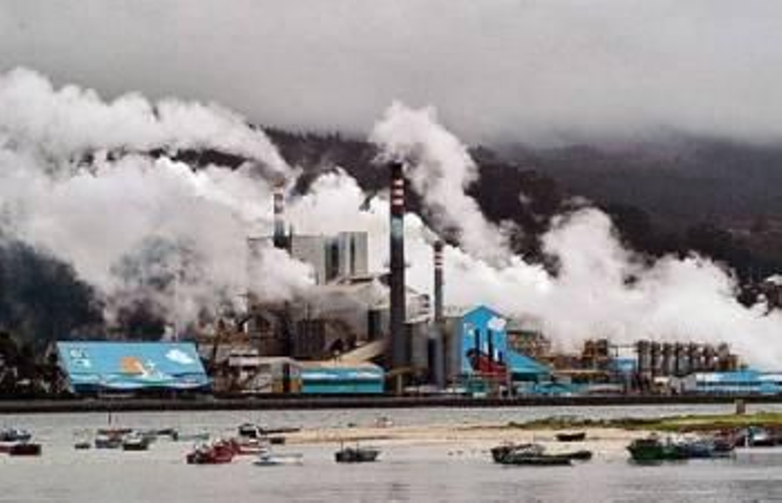 Imagen de archivo de la fábrica de Ence en Pontevedra.