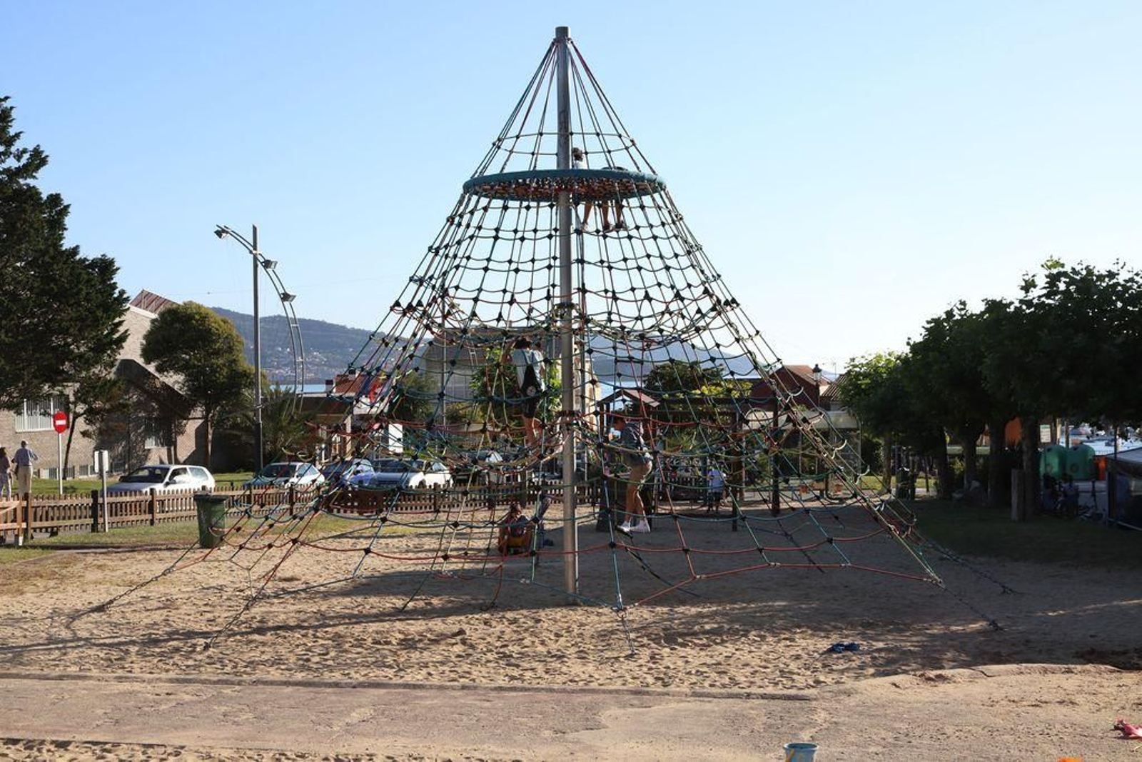 El parque de Panxón es uno de los calificados por el Concello como 'críticos' al concentrar gran volumen de niños.