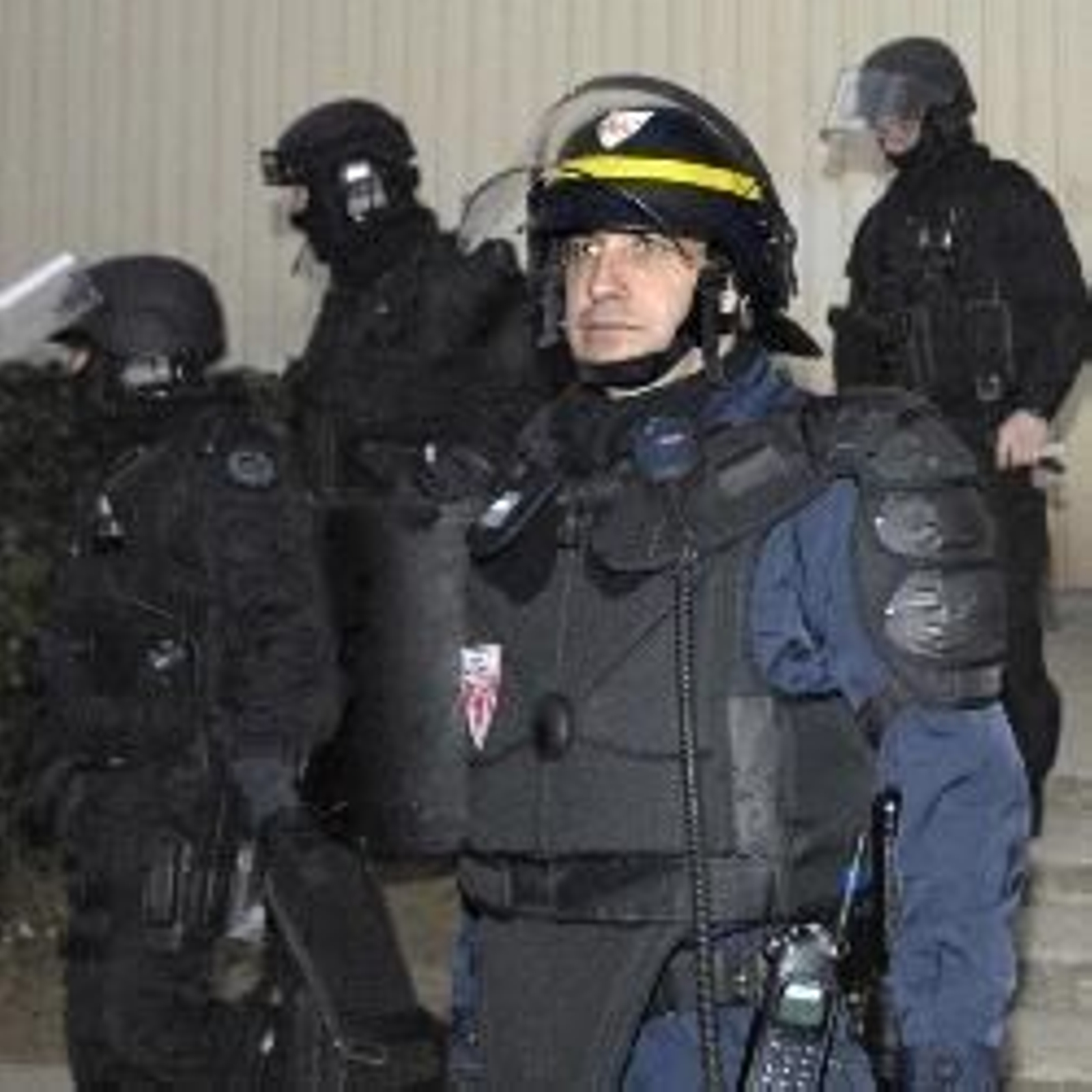 La Policía francesa.