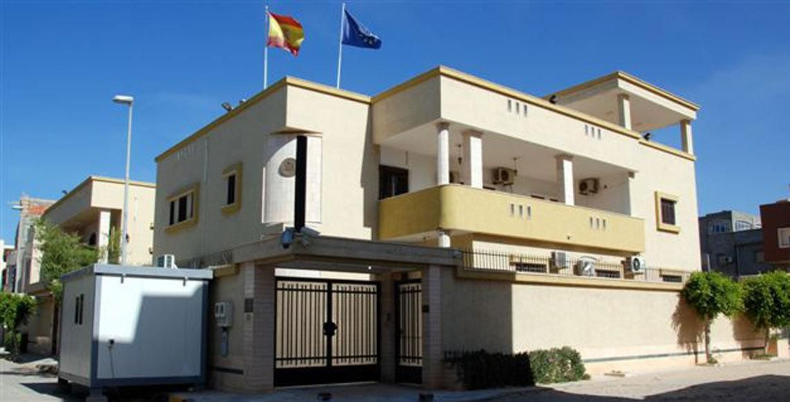 Sede de la Embajada de España en Trípoli, Libia.