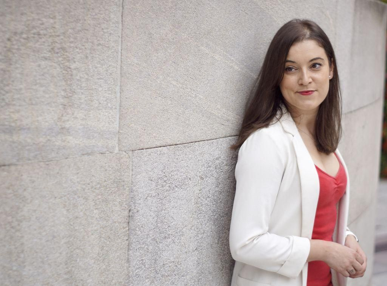 A cabeza de lista por Galicia en Común, a viguesa Eva Solla.