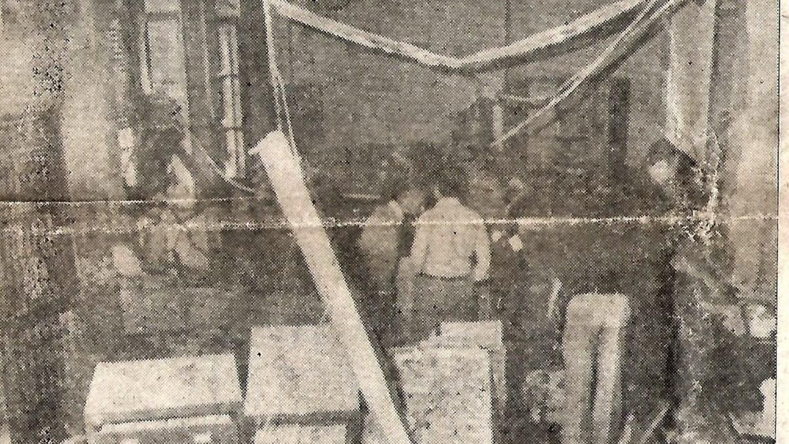 Así quedó  la Casa Sindical de Vigo tras la explosión..