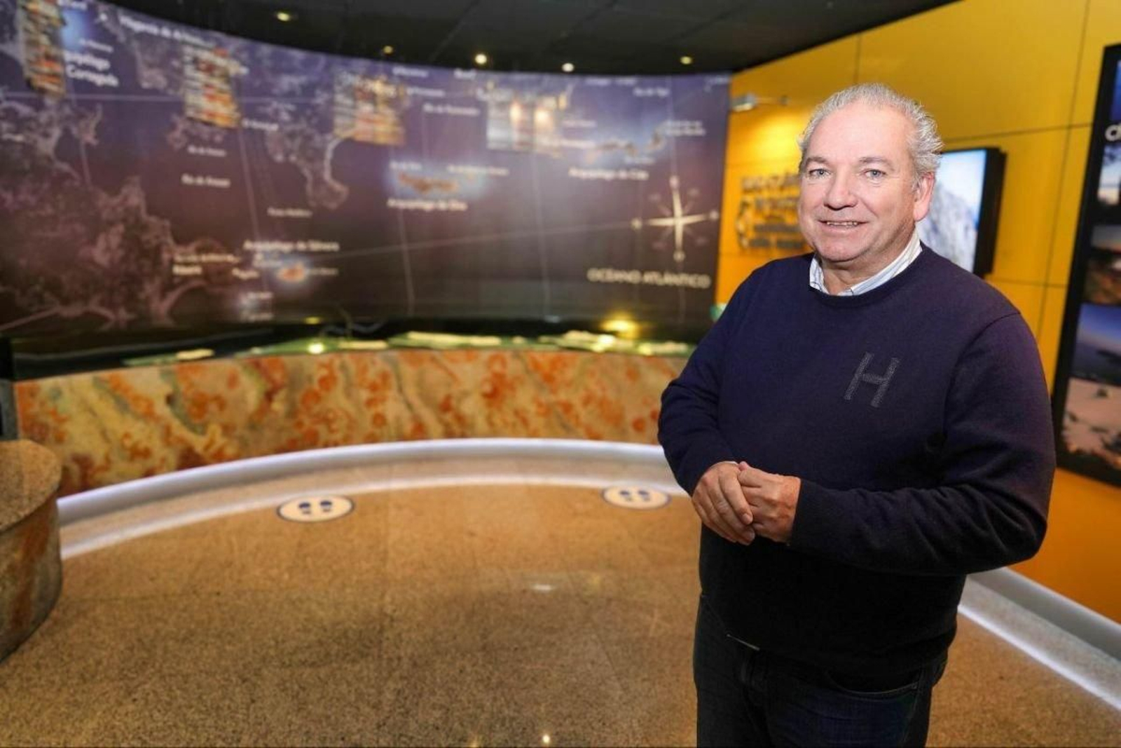 José Antonio Fernández Bouzas, en la sede admnistrativa del Parque Nacional Islas Atlánticas, en el edificio Cambón del Casco Vello de Vigo.