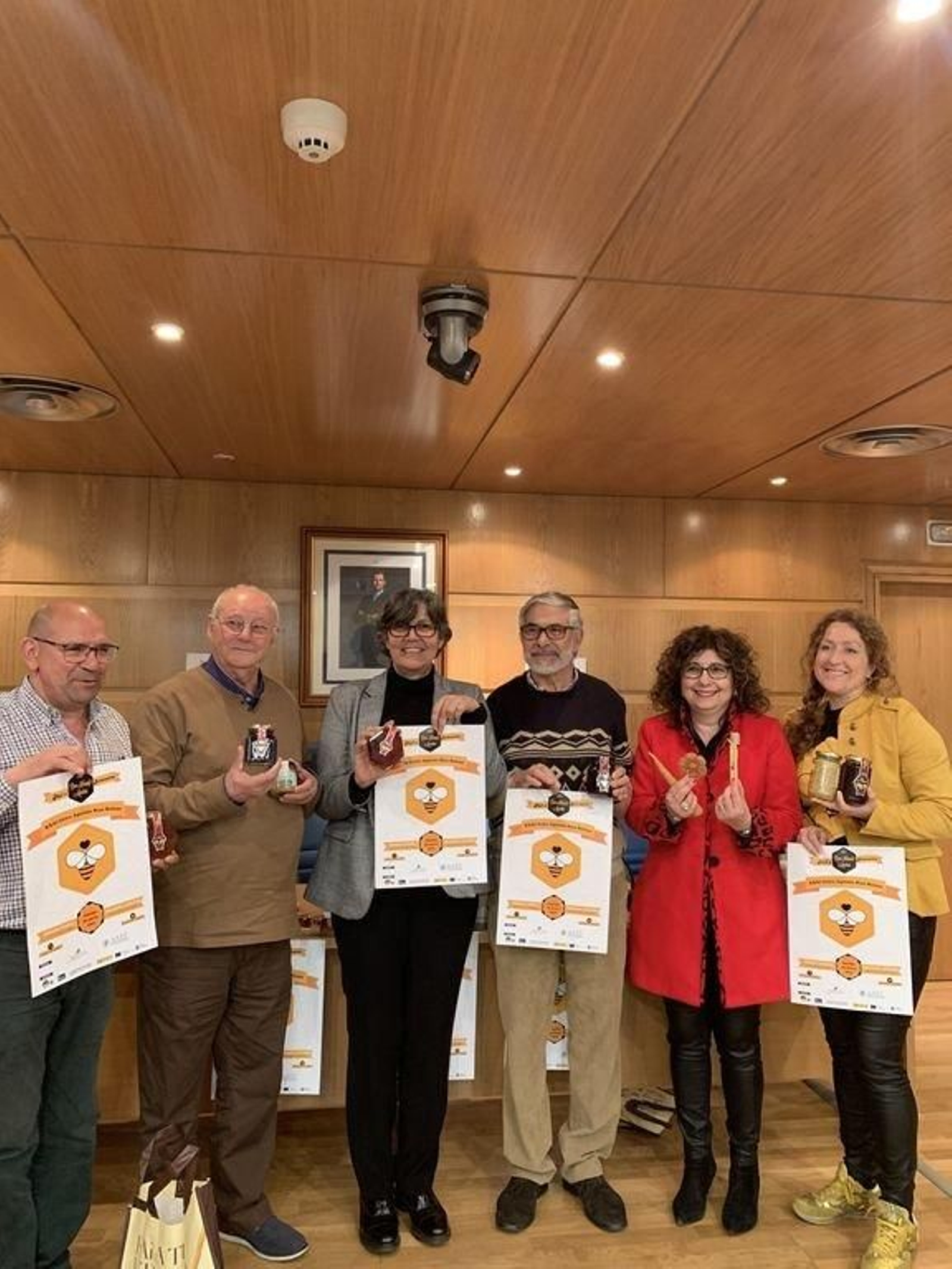 Presentación ayer en Porriño de la 31ª Feira Apícola de O Porriño.