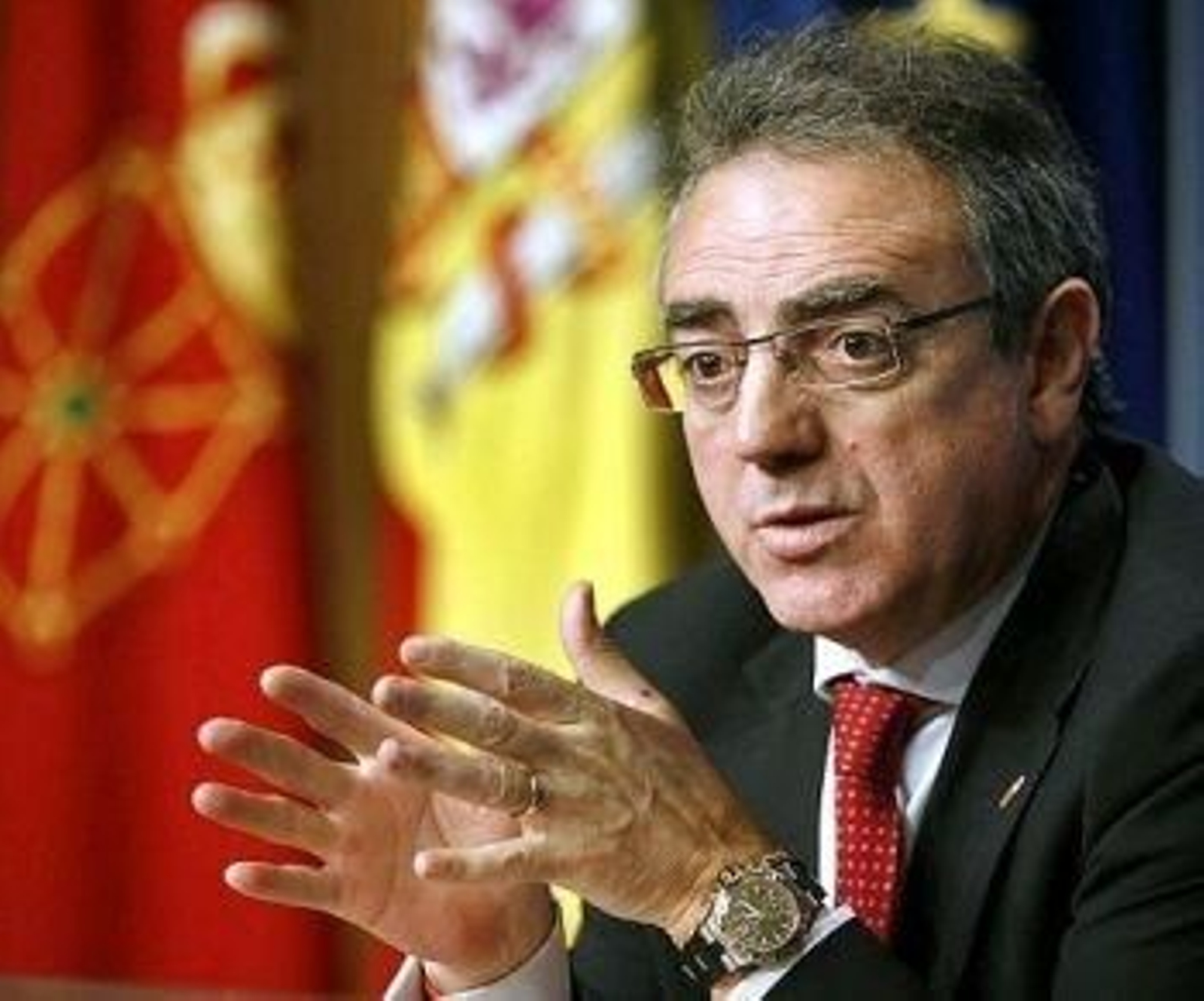 Miguel Sanz, presidente de Navarra.