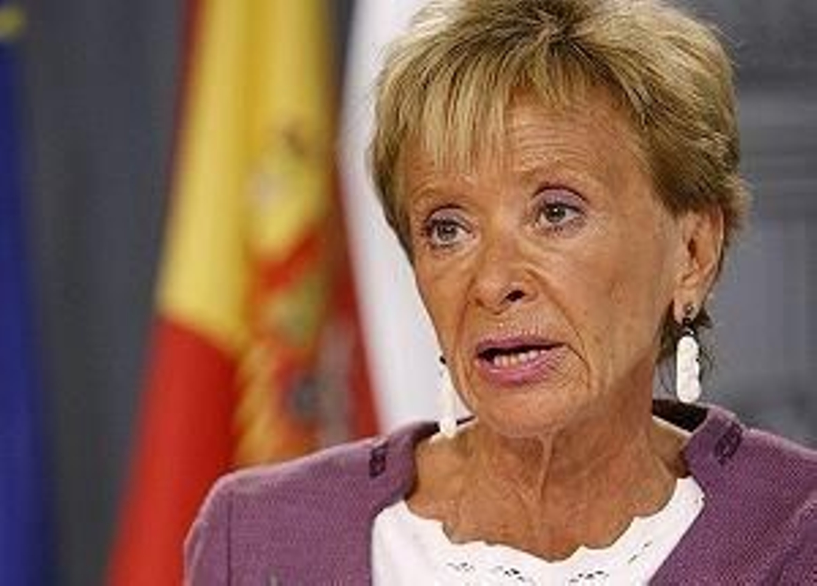 La vicepresidenta del Gobierno, María Teresa Fernández de la Vega