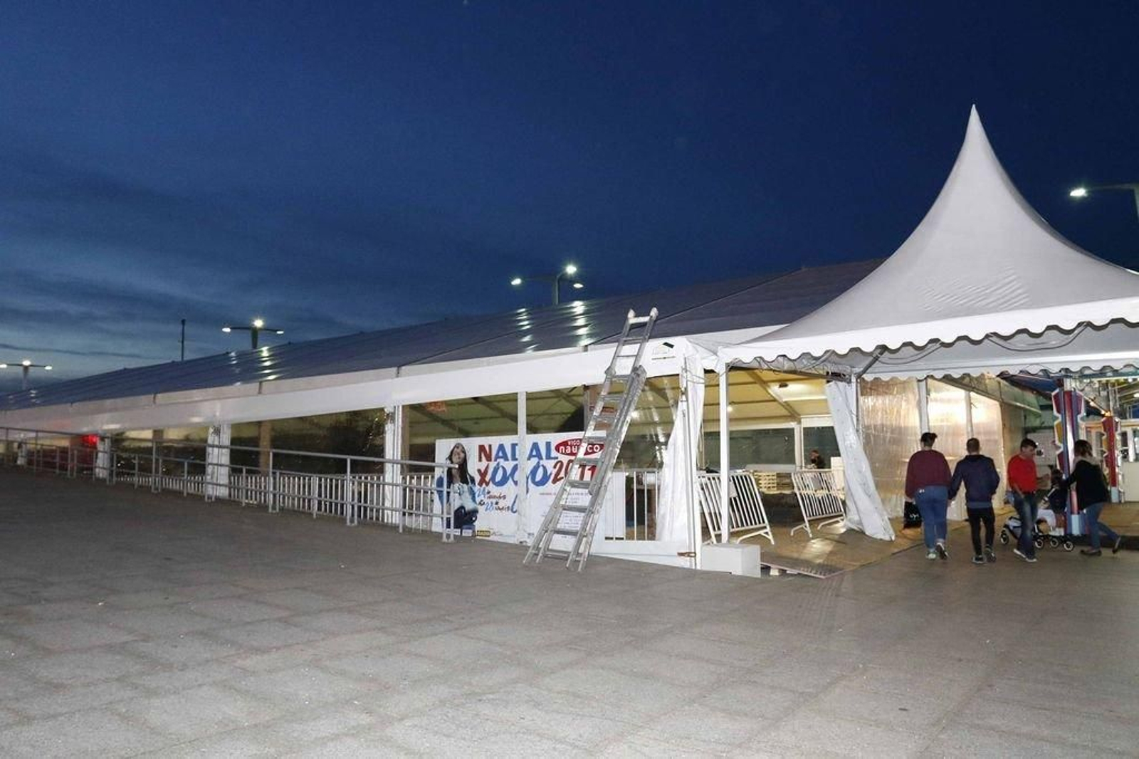 La pista de hielo en As Avenidas