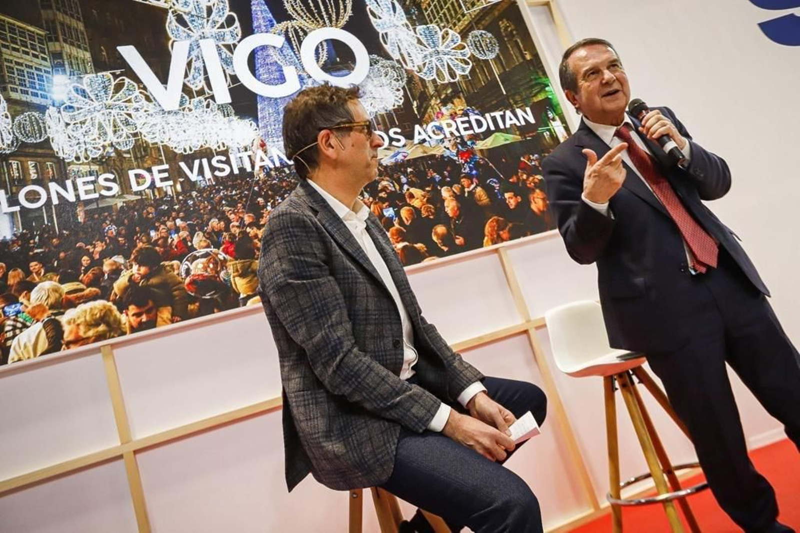 Abel Caballero en la presentación de Fitur 2023.